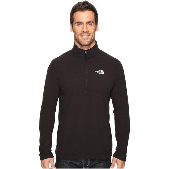 NEW Men's Size Medium THE NORTH FACE 100 Glcr Coat 1/4-Zip TNF Black NK00CP8MJK3